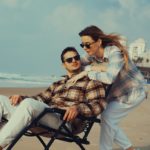 A couple in love on the beach in Bat Yam, photo by Boris Izmaylov