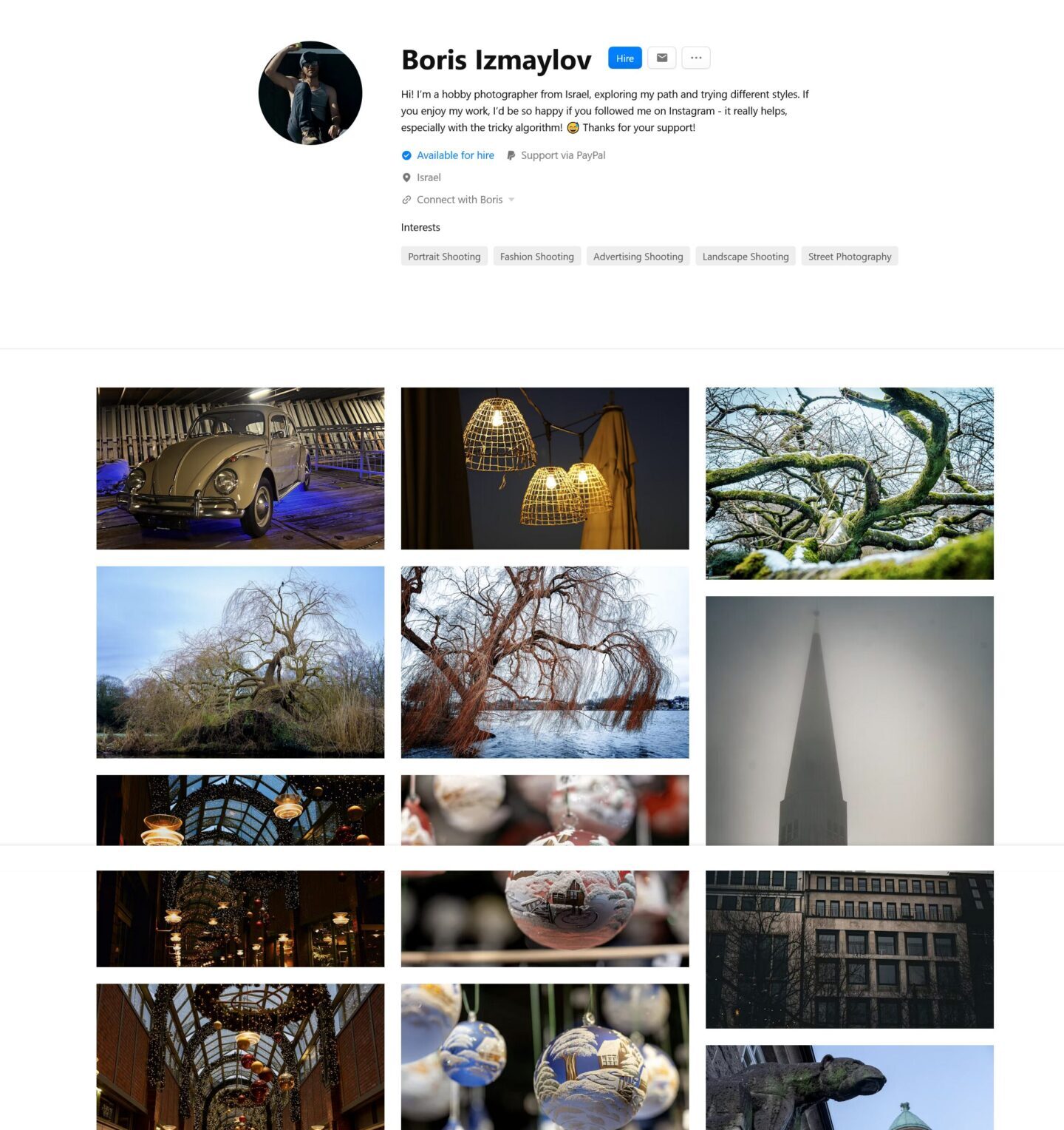 О сайте 1 Unsplash Boris Izmaylov